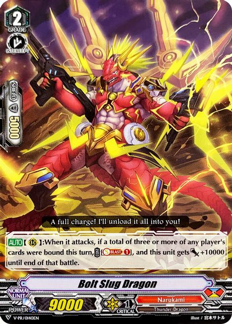 Bolt Slug Dragon Card Front