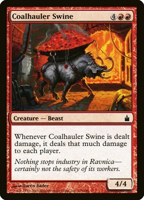 Coalhauler Swine Card Front