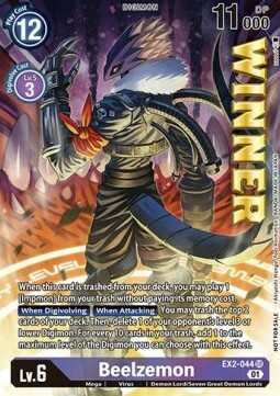 Beelzemon Card Front