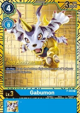 Gabumon Card Front