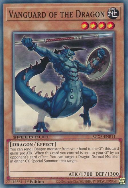 Vanguard of the Dragon Card Front