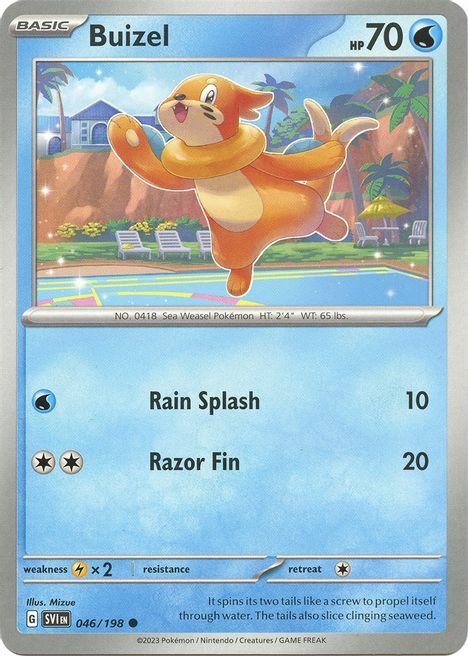 Buizel Card Front