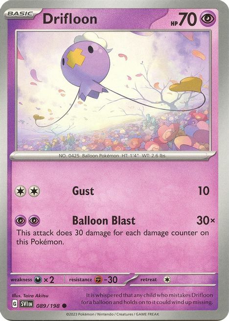 Drifloon Card Front