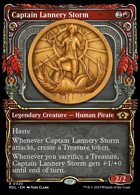 Captain Lannery Storm Card Front