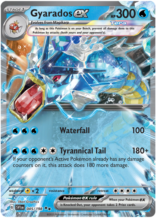 Gyarados ex Card Front