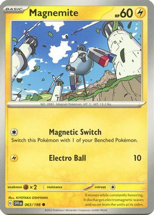 Magnemite Card Front