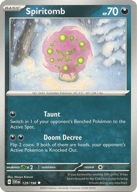 Spiritomb Card Front