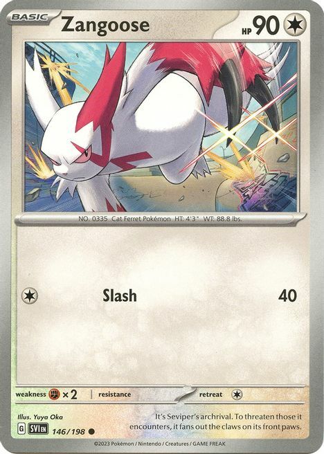 Zangoose Card Front