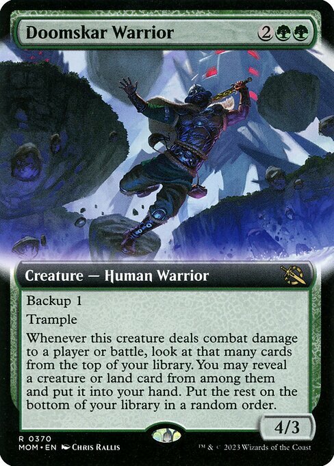 Doomskar Warrior Card Front