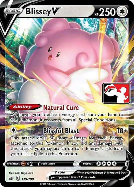 Blissey V Card Front