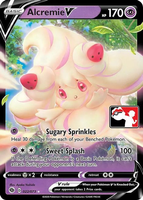 Alcremie V Card Front