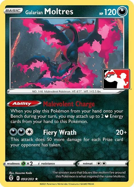 Galarian Moltres Card Front