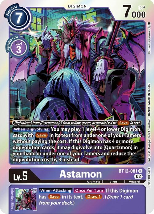 Astamon Card Front