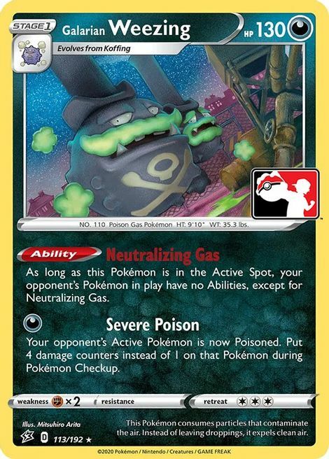 Galarian Weezing Card Front