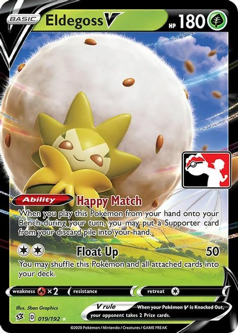 Eldegoss V Card Front