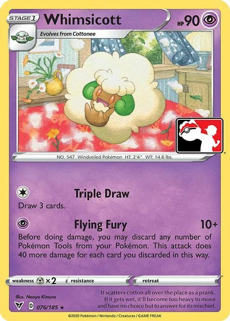 Whimsicott Card Front