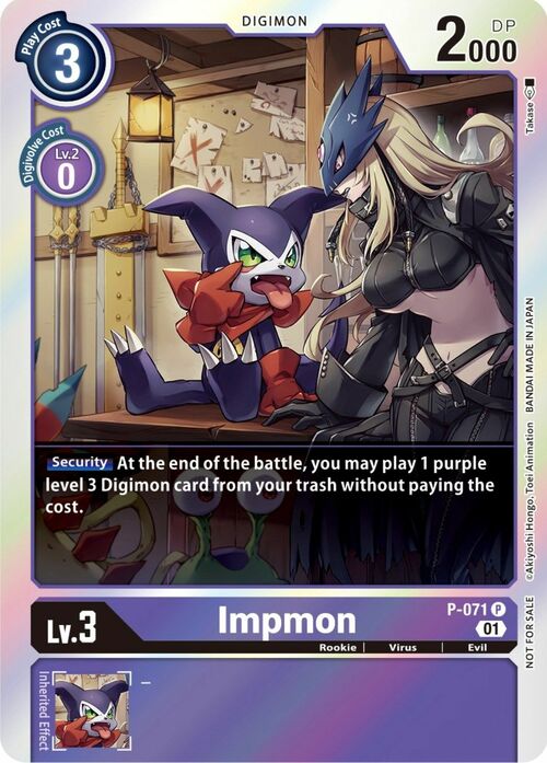 Impmon Card Front