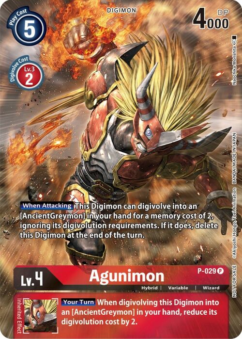 Agunimon Card Front