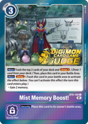 Mist Memory Boost!