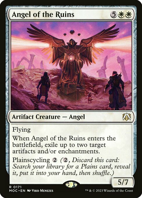 Angel of the Ruins Card Front