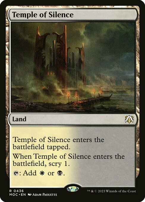 Temple of Silence Card Front