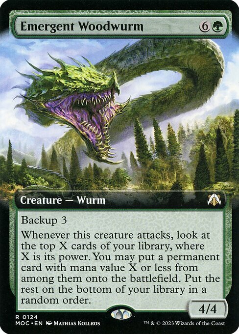 Emergent Woodwurm Card Front