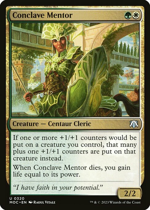 Conclave Mentor Card Front