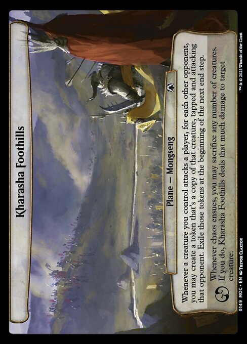 Kharasha Foothills Card Front