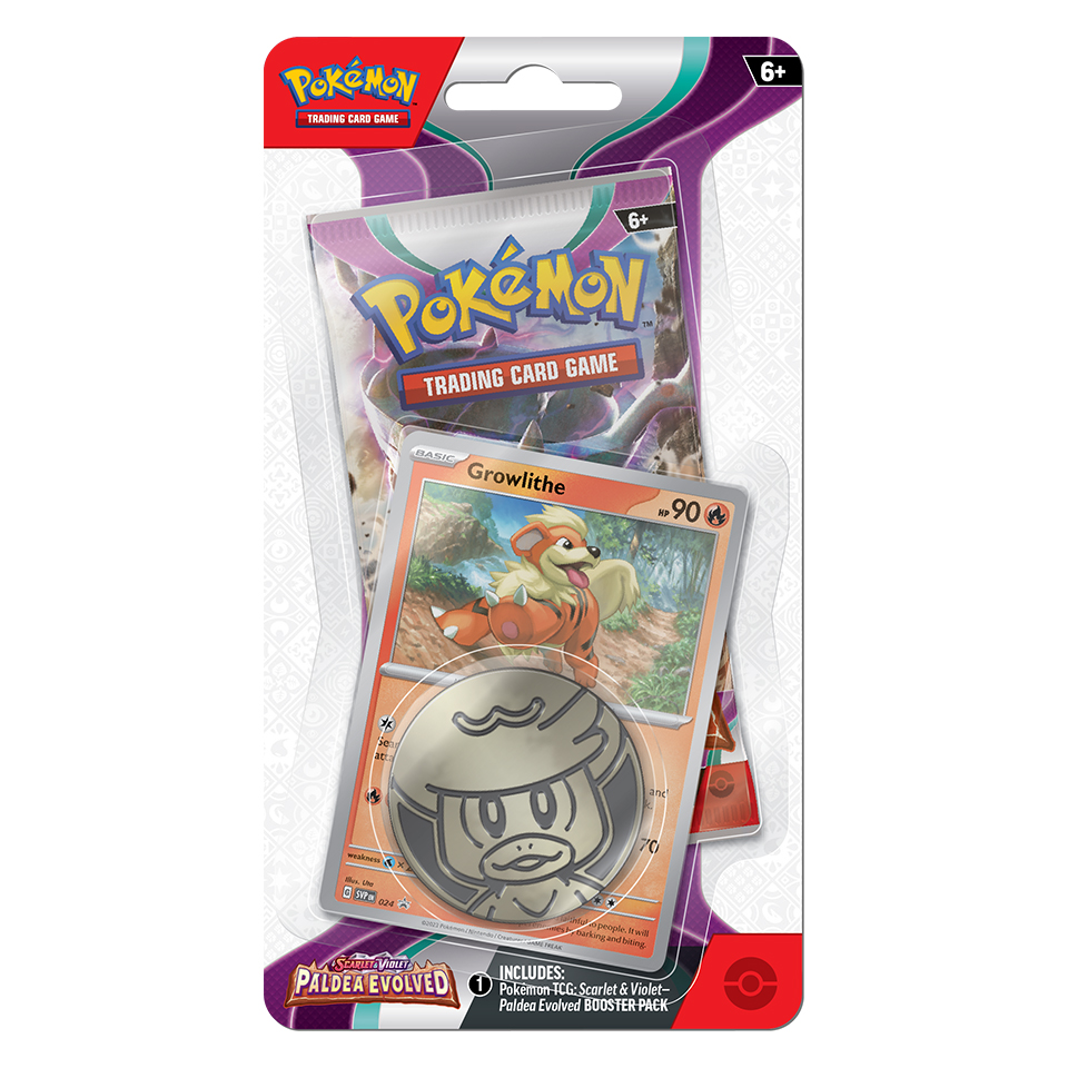 Paldea Evolved: Growlithe 1-Pack Blister