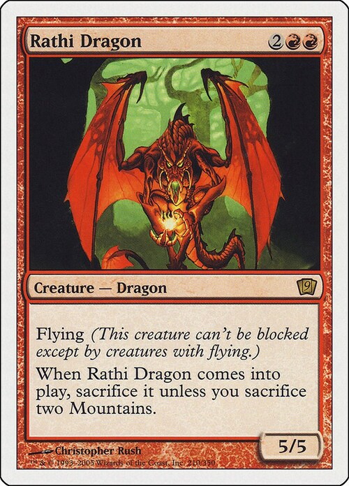 Rathi Dragon Card Front