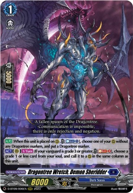 Dragontree Wretch, Demon Sheridder Card Front