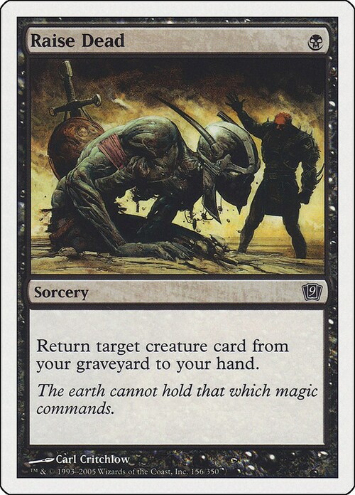 Raise Dead Card Front