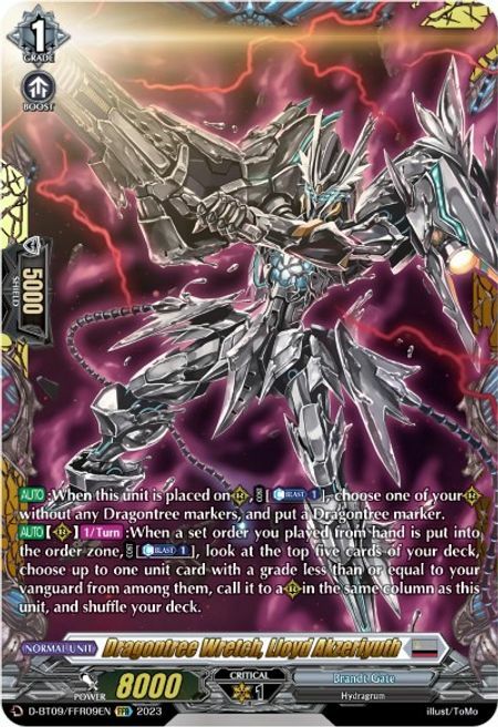 Dragontree Wretch, Lloyd Akzeriyuth Card Front