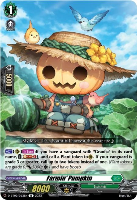 Farmin' Pumpkin Card Front