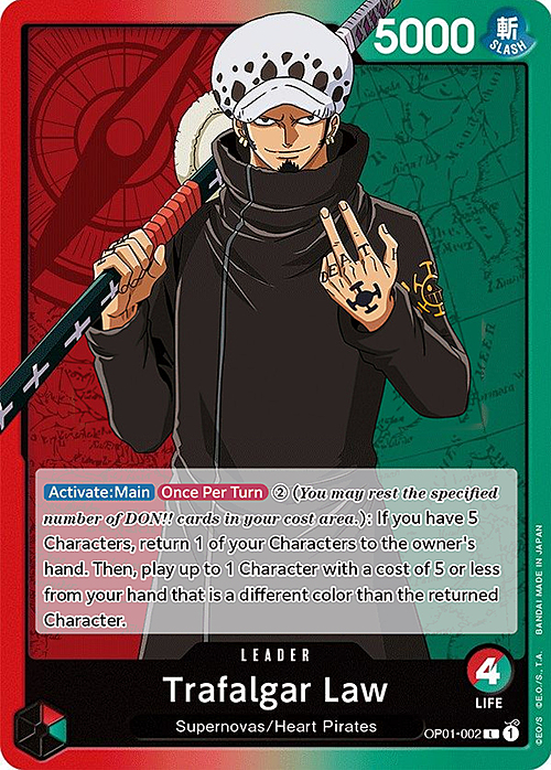 Trafalgar Law Card Front