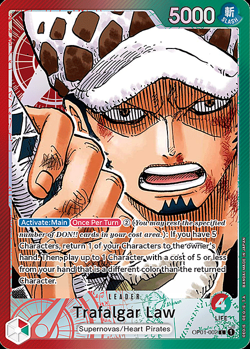 Trafalgar Law Card Front