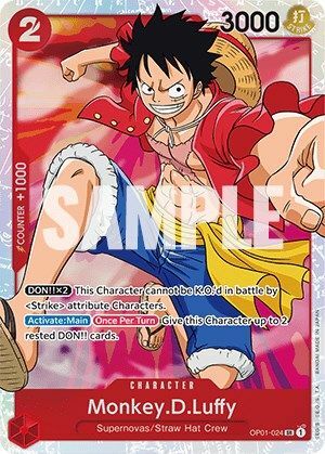 Monkey.D.Luffy Card Front