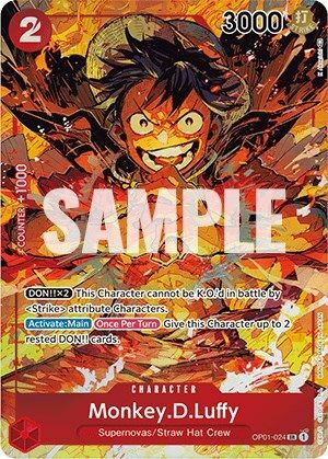 Monkey.D.Luffy Card Front