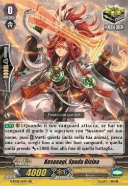 Kusanagi, Spada Divina Card Front