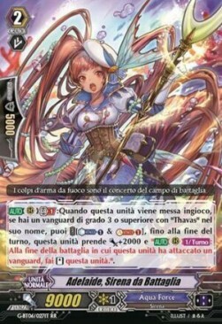 Adelaide, Sirena da Battaglia Card Front