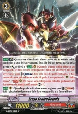 Detonix Stinger Dragon Card Front