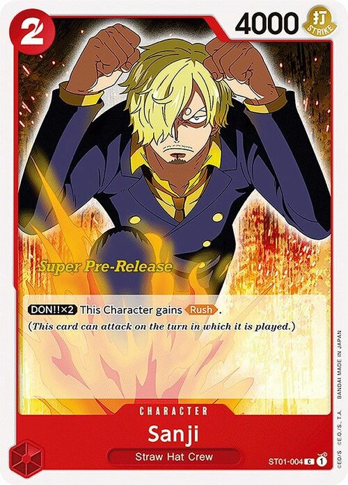 Sanji Card Front