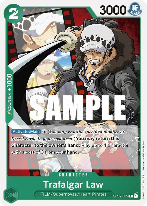 Trafalgar Law Card Front