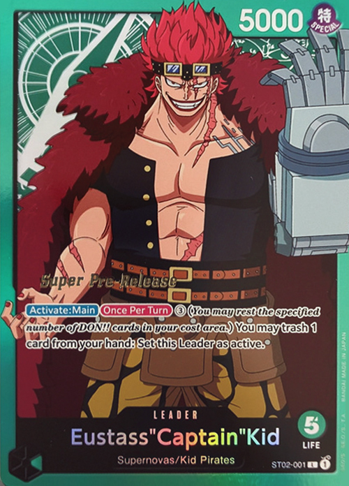 Eustass"Captain"Kid Card Front