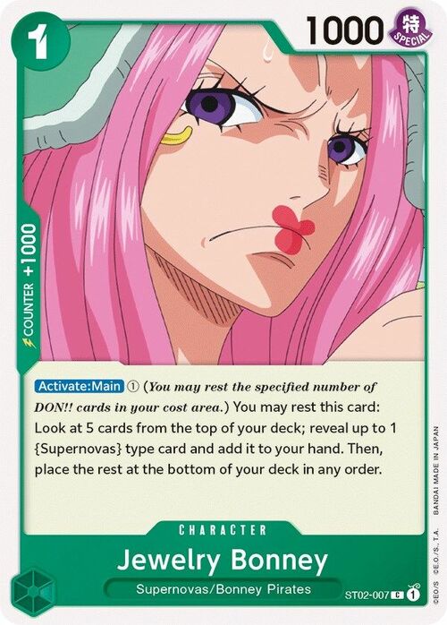 Jewelry Bonney Card Front