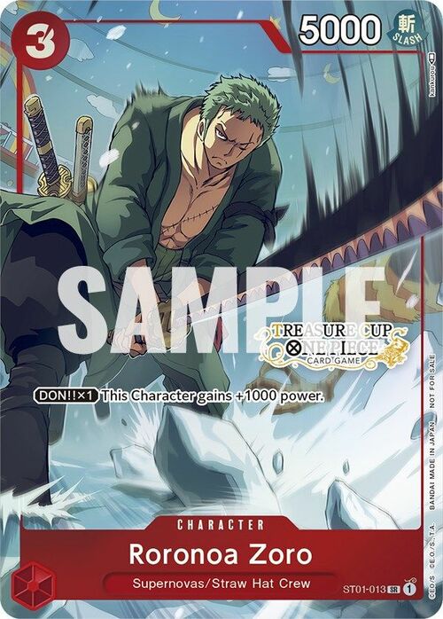 Roronoa Zoro Card Front