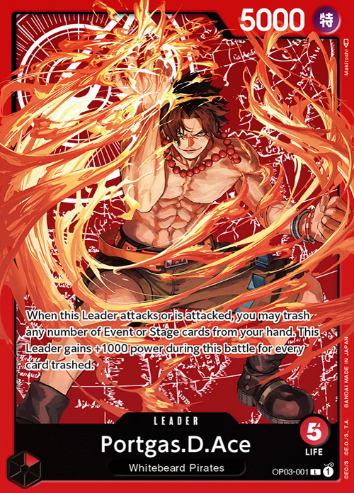 Portgas.D.Ace Card Front