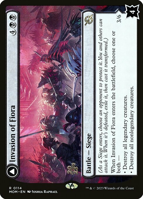 Invasion of Fiora // Marchesa, Resolute Monarch Card Front