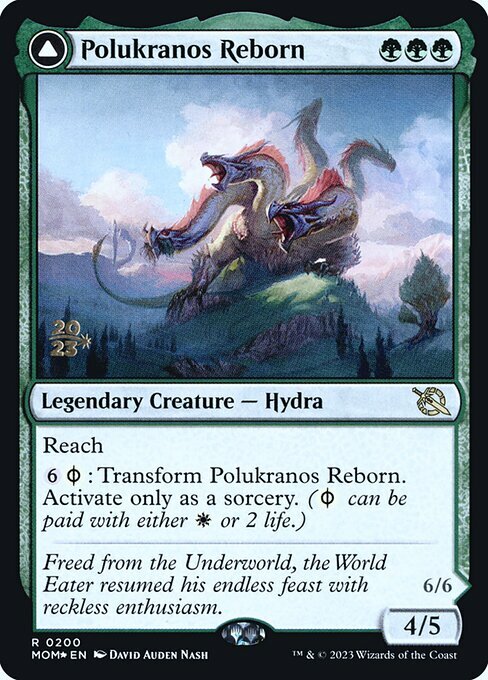 Polukranos Reborn // Polukranos, Engine of Ruin Card Front