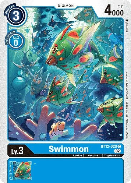 Swimmon Card Front